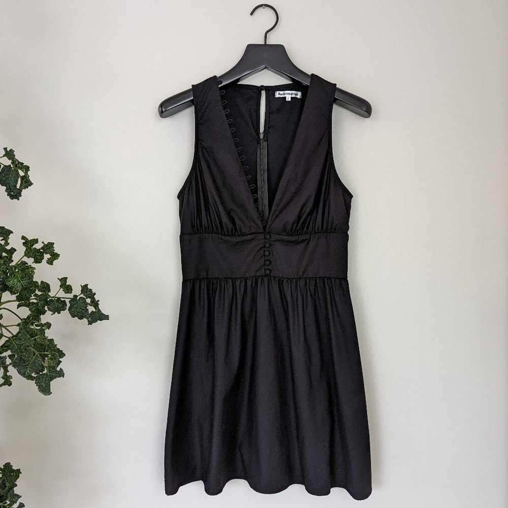Reformation Isador Dress - Black